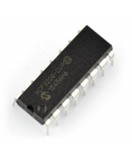 Oem A/C -muunnin MCP3208-CI / P 12-bittinen 8-kanavainen SPI - DIP