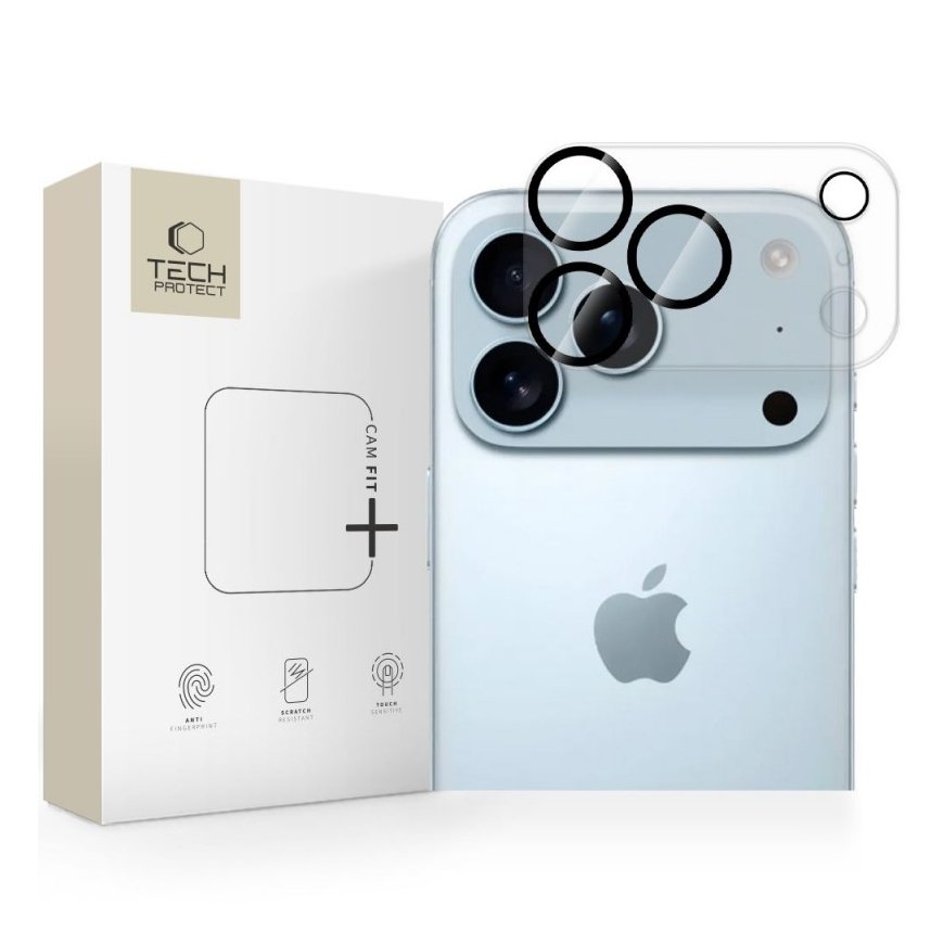 TECH-PROTECT CAM FIT+ IPHONE 17 PRO CLEAR -SUOJUS