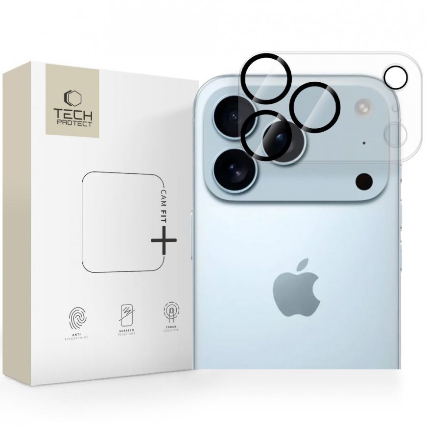 TECH-PROTECT CAM FIT+ IPHONE 17 PRO CLEAR -SUOJUS – 2
