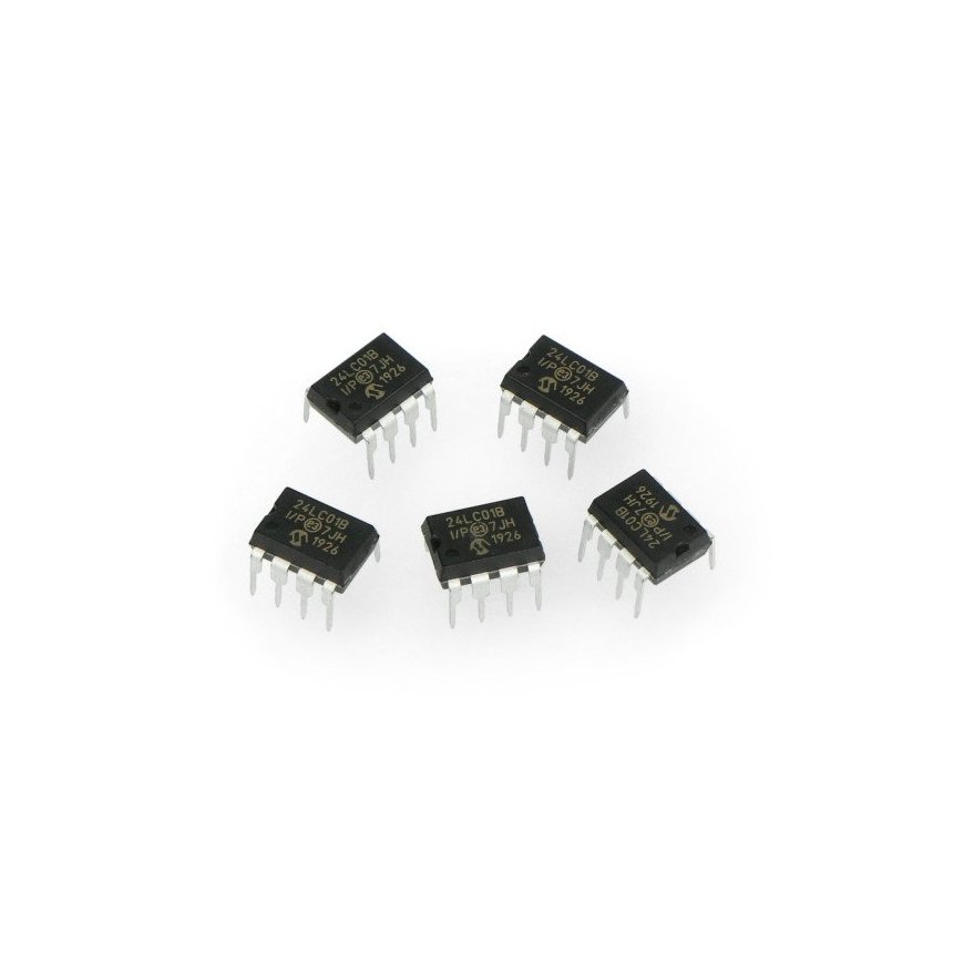 Atmiņas karte Oem Atmiņa EEPROM 1kb I2C 24LC01B-I/P - 5 gab.