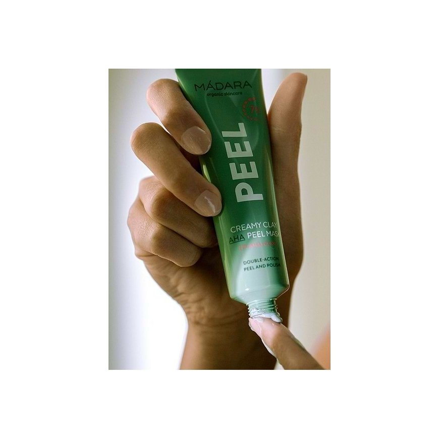 MÁDARA Cosmetics Creamy Peel AHA Clay Mask Soothing mask Женский 60 ml Кремовый – 3