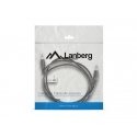 Lanberg CA-MJMJ-10CC-0012-BK аудио кабель 1,2 m 3,5 мм Черный Lanberg CA-MJMJ-10CC-0012-BK аудио кабель 1,2 m 3,5 мм Черный
