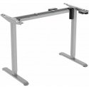 Home4You Table which ERGO LIGHT has 1 motor, in silver-gray color Home4You Table which ERGO LIGHT has 1 motor, in silver-gray color