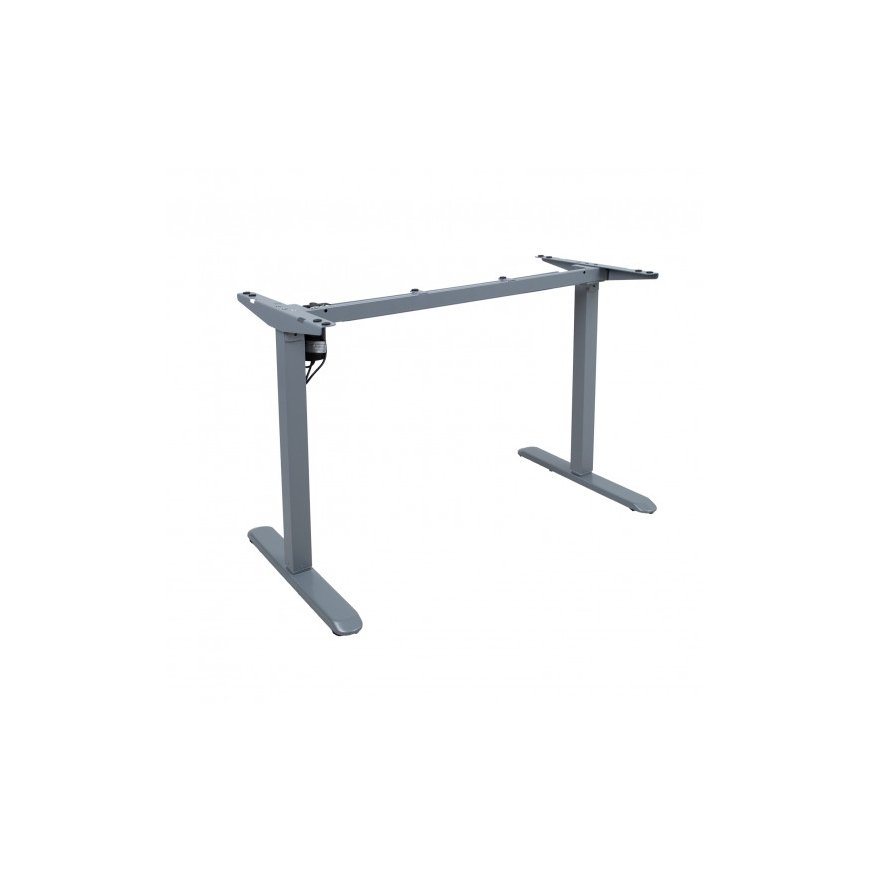 Home4You Table which ERGO LIGHT has 1 motor, in silver-gray color – 2