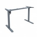 Home4You Table which ERGO LIGHT has 1 motor, in silver-gray color Home4You Table which ERGO LIGHT has 1 motor, in silver-gray color