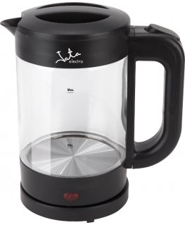 JATA HA702 vedenkeitin 1,2 L 1500 W musta, Läpinäkyvä