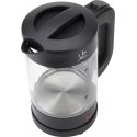 JATA HA702 electric kettle 1.2 L 1500 W Black, Transparent JATA HA702 electric kettle 1.2 L 1500 W Black, Transparent