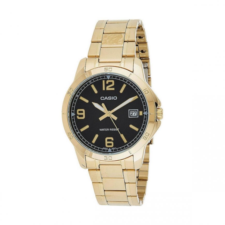 CASIO MEN'S WATCH MTP-V004G-1B (zd047h) + BOX