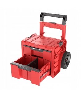 Q-Brick Työkalulaatikko pyörillä PRO 2.0 PLUS, 2 laatikkoa, QBRICK