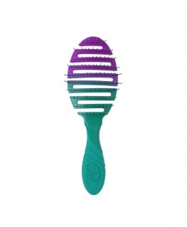 Wet Brush Pro Flex Dry Ombre Aikuinen Leveä hiusharja Purppura, Sinivihreä 1 kpl
