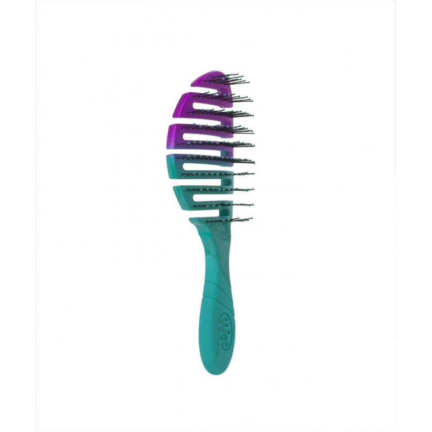 Wet Brush Pro Flex Dry Ombre Adult Paddle hairbrush Purple, Teal 1 pc(s) – 3
