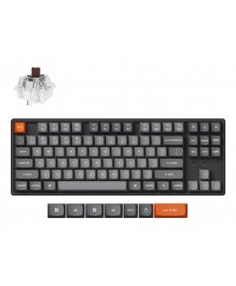 Keychron K8 Max клавиатура Универсальная USB + RF Wireless + Bluetooth Черный