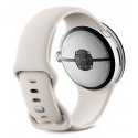 Google Pixel Watch 3 AMOLED 45 mm Skaitmeninis Lietimui jautrus ekranas Sidabras „Wi-Fi“ GPS (palydo