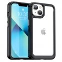 Apple iPhone 14 hard cover with a gel frame Transparent Black Apple iPhone 14 hard cover with a gel frame Transparent Black