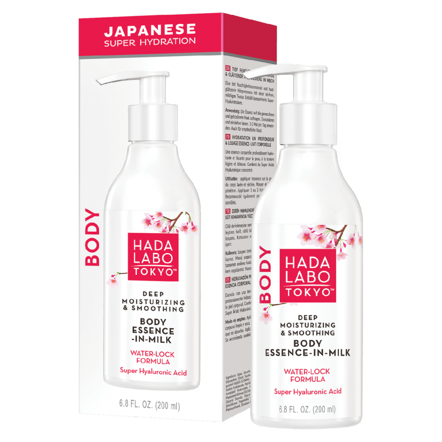 Hada Labo Tokyo, Keha, Hüaluroonhape, Niisutav ja Siluv