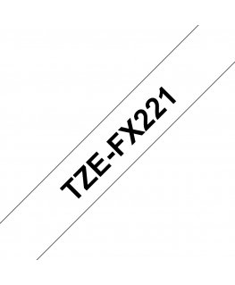 Brother TZE-FX221 marķēšanas lenta Melns uz balta