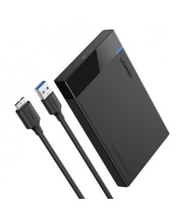 Ugreen 30848 saugojimo diskų korpusas HDD / SSD aptvaras Juoda 2.5"