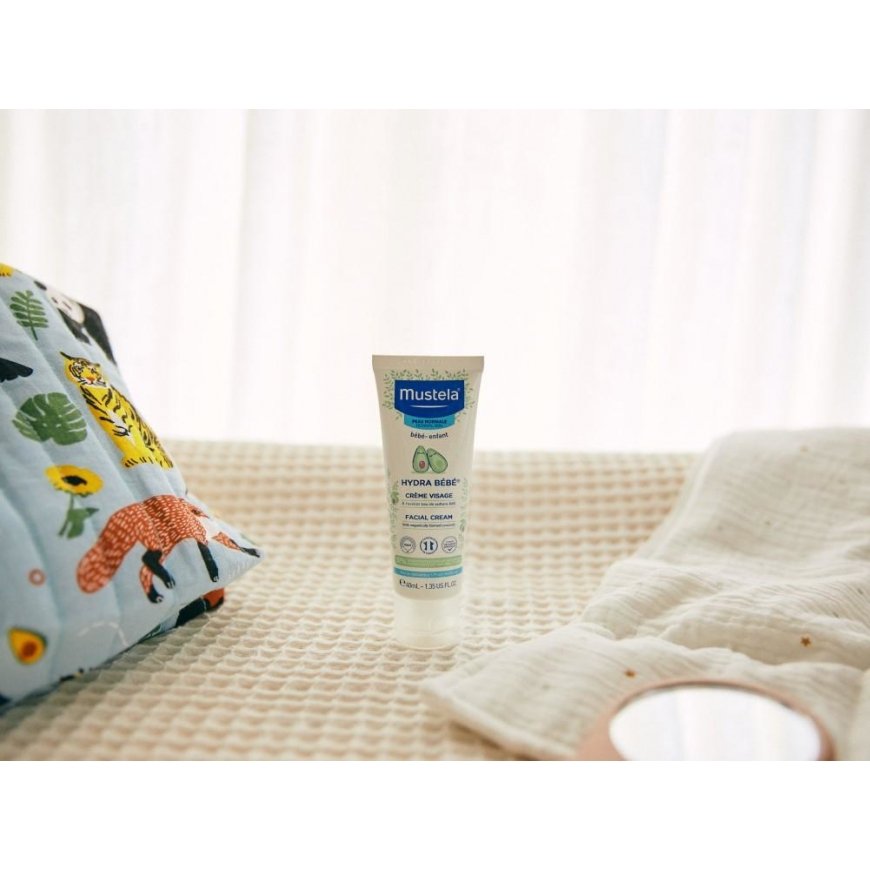 Mustela Crème Visage Hydra Bébé à l'avocat BIO 450ml vauvan voide 40 ml – 3