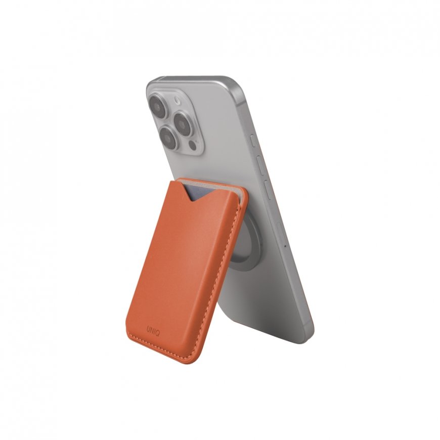 Magnetic wallet UNIQ Lyden Evo stand phone terracotta – 2