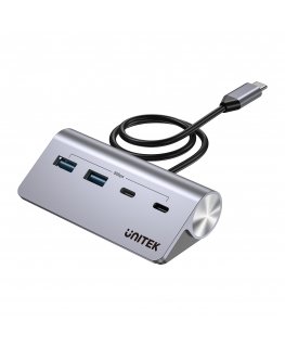 UNITEK ХАБ USB-C 2X USB-C 2X USB-A 5ГБ/С АЛЮМИНИЙ