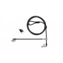 Kensington Slim N17 2.0 Keyed Dual Head Laptop Lock for Wedge-Shaped Slots Kensington Slim N17 2.0 Keyed Dual Head Laptop Lock for Wedge-Shaped Slots