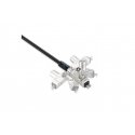 Kensington Slim N17 2.0 Keyed Dual Head Laptop Lock for Wedge-Shaped Slots Kensington Slim N17 2.0 Keyed Dual Head Laptop Lock for Wedge-Shaped Slots