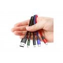 Baseus CA1T4-B01 mobilo telefonu kabelis Melns 1,2 m USB A Lightning + micro-USB B + USB C Baseus CA1T4-B01 mobilo telefonu kabelis Melns 1,2 m USB A Lightning + micro-USB B + USB C