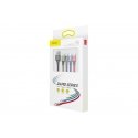 Baseus CA1T4-B01 mobilo telefonu kabelis Melns 1,2 m USB A Lightning + micro-USB B + USB C Baseus CA1T4-B01 mobilo telefonu kabelis Melns 1,2 m USB A Lightning + micro-USB B + USB C