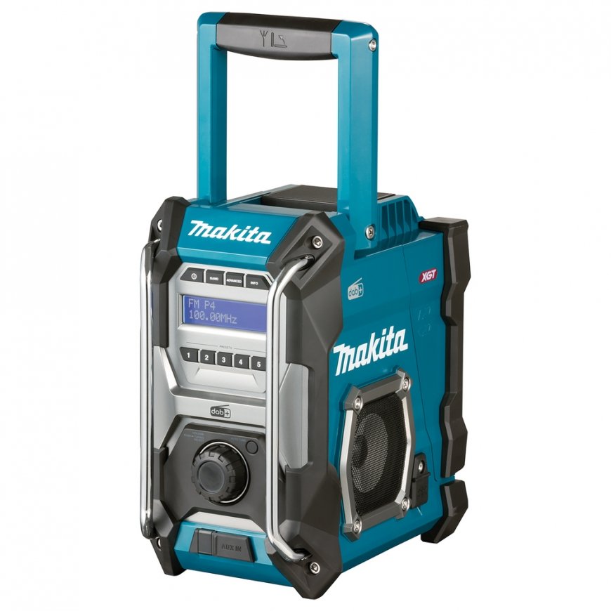 Makita MR003G radiouztvērējs Melns, Zils, Pelēks