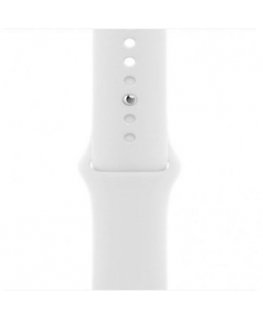 Universāla JM LIQUID SILICONE lieta Apple Watch siksnai 38/40/4 Balta
