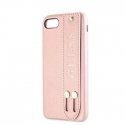 iPhone 7/8/SE2020 Saffiano Strap Case Rose iPhone 7/8/SE2020 Saffiano Strap Case Rose