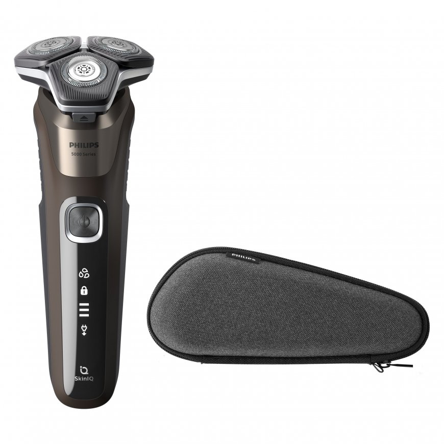 Philips SHAVER Series 5000 S5886/30 бритва для мужчин Бритвенная головка Триммер Черный, Коричневый
