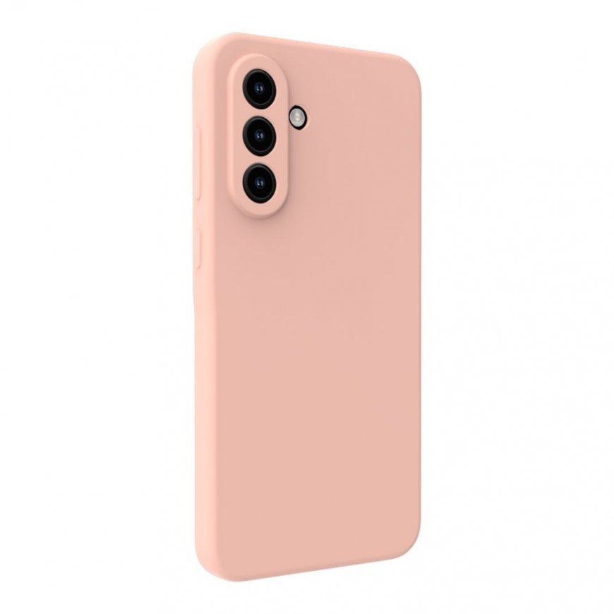 Samsung Galaxy A36 Premium Magnetinis Minkštas Jutiklinis Silikoninis Dėklas Rožinė Smėlio Spalva