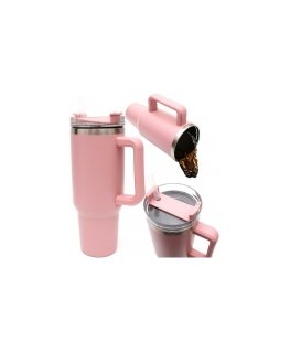 Termo puodelis Turistinis EXCELLENT HOUSEWARE 350L - ROŽU KRĀSĀ