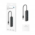 Cudy UH40A хаб-разветвитель USB 3.2 Gen 1 (3.1 Gen 1) Type-A 5000 Мбит/с Черный Cudy UH40A хаб-разветвитель USB 3.2 Gen 1 (3.1 Gen 1) Type-A 5000 Мбит/с Черный