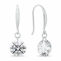 Brilio Silver Silver Hanging Earrings with Zircons EA1203W