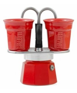 Bialetti Mini Express Mokas kafijas katliņš 0,09 L Sarkans