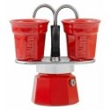 Bialetti Mini Express Mokos gaminimo indas 0,09 L Raudona Bialetti Mini Express Mokos gaminimo indas 0,09 L Raudona
