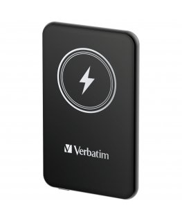 Verbatim Charge 'n' Go Ličio polimeras (LiPo) 5000 mAh Belaidis įkrovimas Juoda