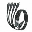 4smarts 541023 USB кабель 1,2 m USB A/USB C USB C/Micro USB-A/Lightning Черный 4smarts 541023 USB кабель 1,2 m USB A/USB C USB C/Micro USB-A/Lightning Черный