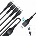 4smarts 541023 USB кабель 1,2 m USB A/USB C USB C/Micro USB-A/Lightning Черный 4smarts 541023 USB кабель 1,2 m USB A/USB C USB C/Micro USB-A/Lightning Черный