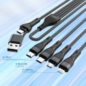 4smarts 541023 USB-kaapeli 1,2 m USB A/USB C USB C/Micro USB-A/Lightning musta 4smarts 541023 USB-kaapeli 1,2 m USB A/USB C USB C/Micro USB-A/Lightning musta
