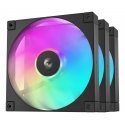 DeepCool FD14 ARGB 3 in 1 Kompiuterio korpusui Ventiliatorius 14 cm Juoda, Balta 3 vnt DeepCool FD14 ARGB 3 in 1 Kompiuterio korpusui Ventiliatorius 14 cm Juoda, Balta 3 vnt