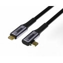 PremiumCord KU4CU03 USB-kaabel USB4 Gen 3x2 0,3 m USB C Must, Hall PremiumCord KU4CU03 USB-kaabel USB4 Gen 3x2 0,3 m USB C Must, Hall