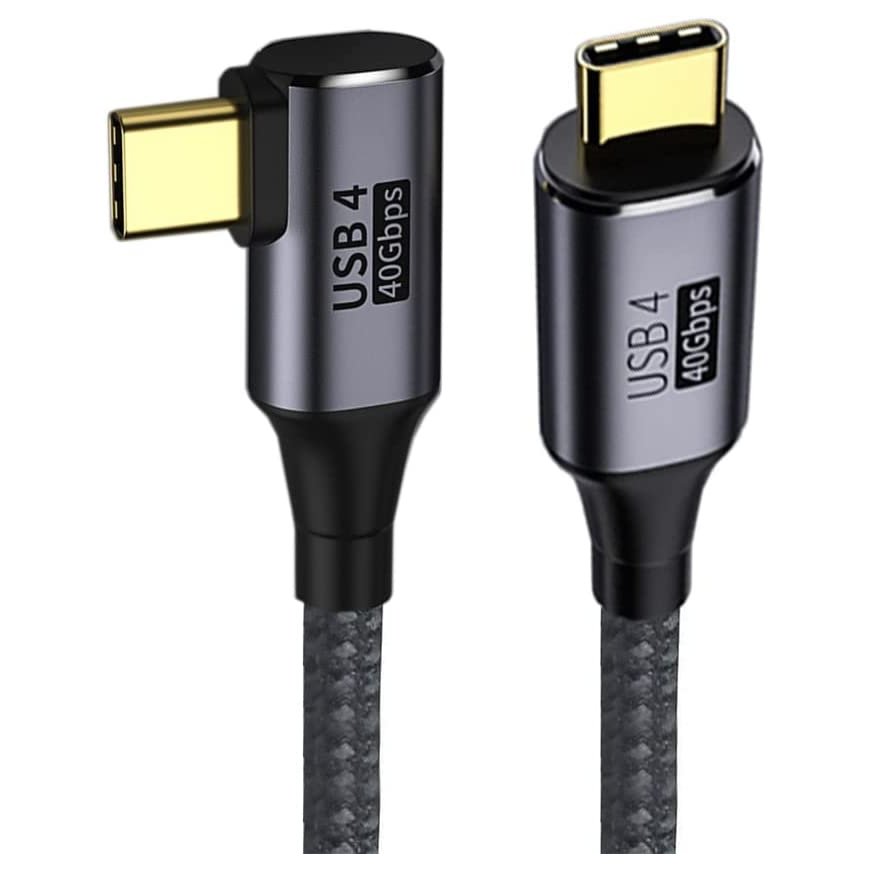 PremiumCord KU4CU03 USB cable USB4 Gen 3x2 0.3 m USB C Black, Grey – 3