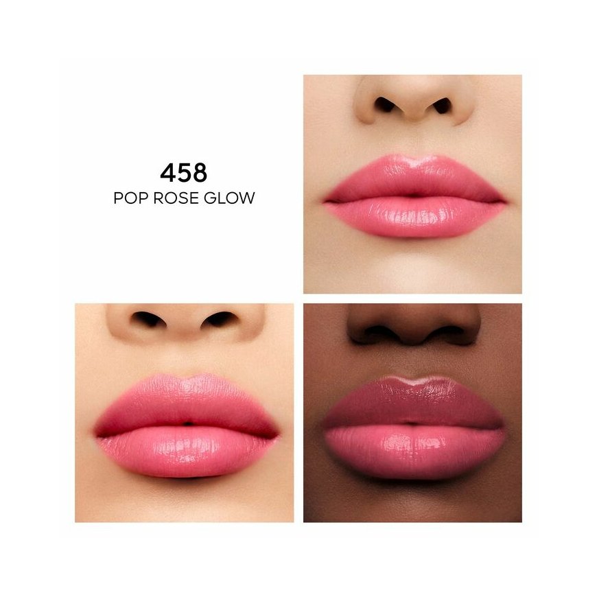 Guerlain KissKiss Bee Glow huulepalsam 458 Pop Rose Glow Naised 3,2 g – 4