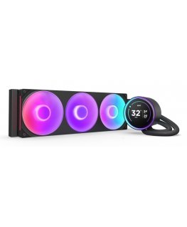 NZXT Kraken Elite 360 RGB Procesorius Universalusis skystinis aušintuvas 12 cm Juoda 1 vnt