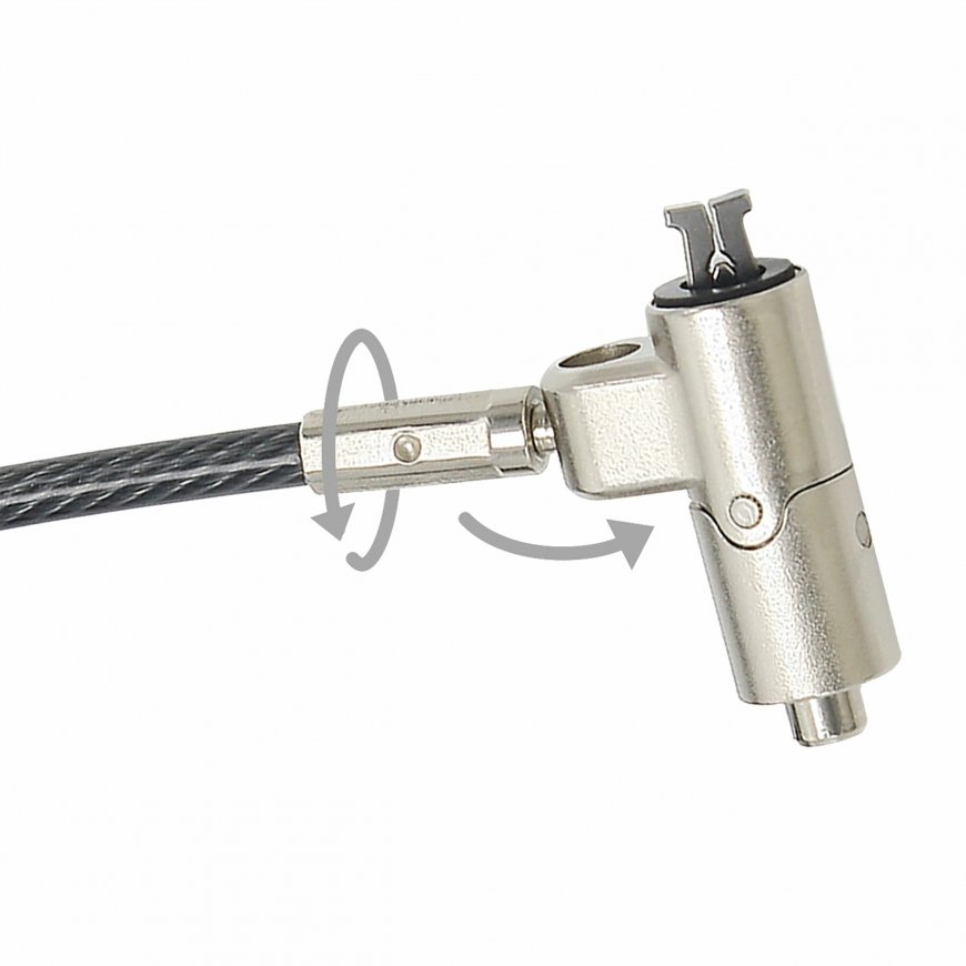 DICOTA D31886 кабельный замок Черный, Серебристый 2 m – 5
