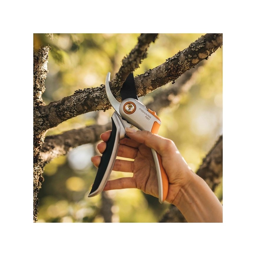 Fiskars Plus P531 karsintasakset Ohisyöttö musta, Oranssi – 4