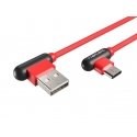 NATEC NKA-1201 USB cable USB 2.0 1 m USB A USB C Black, Red